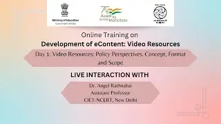 Online Training: Day 1: Video Resources: Policy Perspectives, Concept, Format and Scope