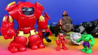Iron Man Tony Stark Robot with Hulk - Marvel - Imaginext - Just4fun290 Original Videos