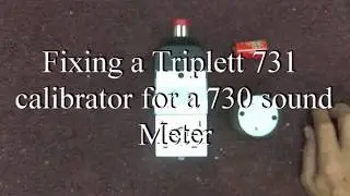 Repair battery damage to a Triplett 731 Sound Meter Calibrator