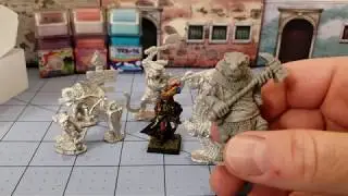 Oathsworn Miniatures: Beasts of Northymbra Kickstarter Fighters unboxed