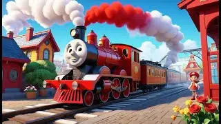 Voroom Voroom! The Great Train Chase | Fun Train Ride Song for Kids | Exciting Train Adventure Rhyme