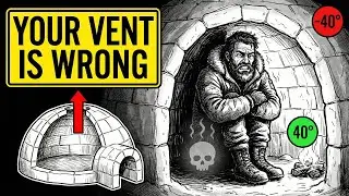 The Physics of Igloos: How a Hole in the Roof Keeps You Warm