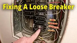 Electrical Panel Upgrade : Fixing a Loose, Arcing Breaker & Meeting Code Requirements