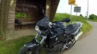 BMW F800R 2014 - Test Ride, 0-100 km/h,  Topspeed, Police Check