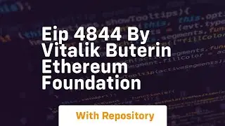 eip 4844 by vitalik buterin ethereum foundation