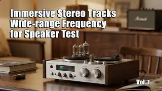 HQ Wide Range Frequency in Immersive stereo for speaker test 1