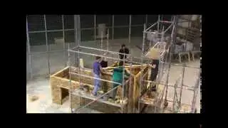 Construction d'un Badgir similaire &agrave; celui de Siraf &agrave; l&rsquo;&eacute;chelle 1/2