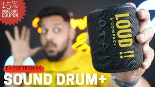 Portronics Sound Drum Plus !! The ultimate portable 🔥 (small gift inside*)