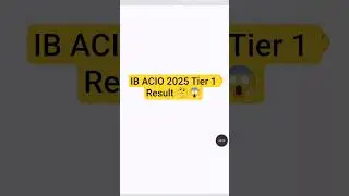 IB ACIO 2025 Tier 1 Result 🤔😱 Deepak Sharma Maths #ssc #railway #ssccgl #sscchsl #ib #ibacio #ibsa