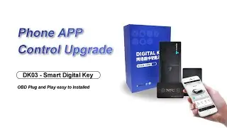 CARQSENG DK03 Smart Digital Key Phone APP Control Upgrade From Remote Control
