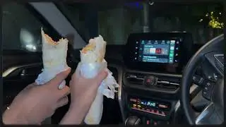 Car romantic date - feel the music 