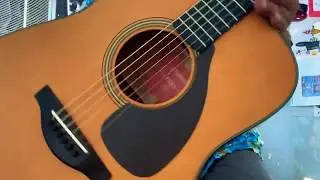Yamaha FGX5 red label acoustic guitar review