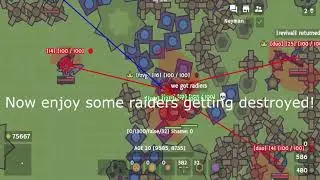 MooMoo.io: 1v1 with Genesis - Best MooMoo.io Hacks PvP + Testing Revival Mod! (+Destroying Raiders)