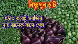 বিষ্ণুপুর হাটে সবজির দাম আনেক সস্তা গেল | Bishnupur Haat | Wholesale Vegetable Market in Kolkata |