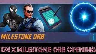 Huge 174x Milestone Orb opening. Will I get good Symbiote Spider-Man drops?  - Marvel Strike Force
