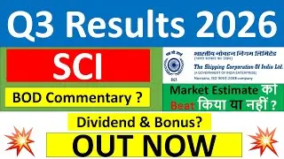 SCI q3 results 2026 | Shipping Corporation q3 results today | SCI Share News | SCI Share latest news