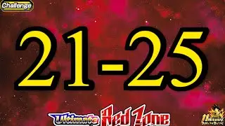 RE-CLEARING ALL 70+ STAGES!! ULTIMATE REDZONE EVENT!! STAGES 21-25!! [DBZ: Dokkan Battle]