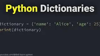 Dictionaries in the Python Programming Language