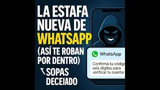 La estafa NUEVA de WhatsApp (as&iacute; te roban por dentro)
