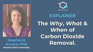 Explainer: Carbon Dioxide Removal - What, When & How?