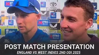 England vs West Indies 2nd ODI Post Match Presentation