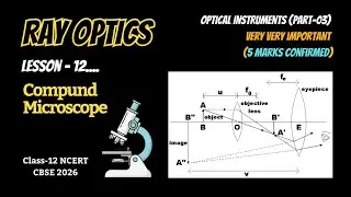 🔬 Ray Optics (Lesson 12): Compound Microscope | Construction, Working & Cases