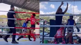 Mcdean Genoveses VS John Joseph Tiolo. Muay-Thai fight.  02/27/2024