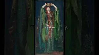 Beautiful dress 💚 Ellen Terry as Lady Macbeth by Sargent #history #art #painting
