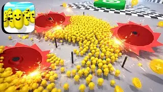 Crossy Crowd - All Levels Gameplay (Part 46)  | Android & iOS