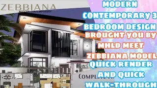 MODERN CONTEMPORARY 3 BEDROOM BY MHLD! MEET ZEBIANA! WE DESIGN AND BUILD YOUR DREAM HOMES!