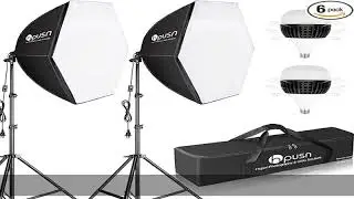 HPUSN Softbox Photography Lighting Kit 30