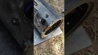 The motor's internal components need to be removed.
