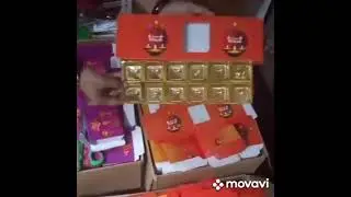 Diwali 6 and 12 cavity tray and gift box