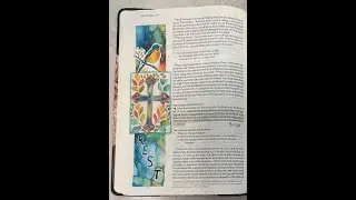 Bible Journaling using Left-Over Ephemera