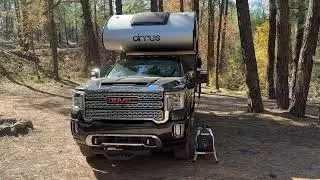 Late fall camping ￼(White River, Arizona)