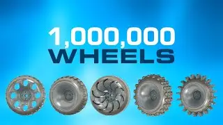 Make any Wheel Your Need with Mass Production 3D Printing