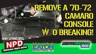 How to 1970 1971 1972 Camaro Console Tear Down and Diagnosis Episode 339 Autorestomod