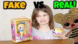 Fake Vs. Real LOL Pets! Fake LOL Pets Mystery Surprise