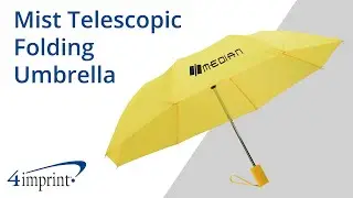 Personalized Mist Telescopic Folding Umbrella &ndash; Promotional Umbrellas at 4imprint