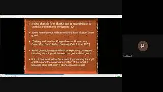 Evgeniya Renkovskaya: On the etymology of the word kıttuŋ ‘god’ in Sora