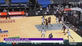 Йесуфу поднимает Дрейка над Миссури Стрит со счётом 71-69 на турнире MVC