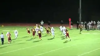 Moody - MA Varsity vs. Sacred Heart - October 28, 2011 - Cameron Moody 31yd TD