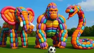 🐅Mascot Vibrato Assistant Placed, Tall Balloon Animal Bhallon #MascotVibrato