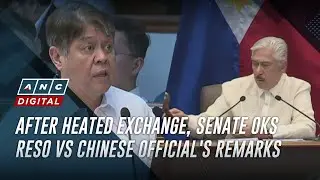 Senate adopts reso condemning Chinese officials' remarks vs PH officials after heated debate | ANC