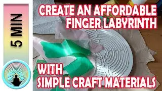 Create an affordable finger labyrinth using simple craft materials
