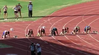 100m U17B Final Peter Lamin 10.97 +1.9 Queensland Athletics Championships 2017
