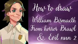I draw a blue hands child (or) William Bismacth from evil nun 2 /Ram studios தமிழ்/speed drawing/