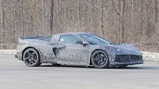 2020 Mid Engiine Corvette C8 Spotted - Spy Shots