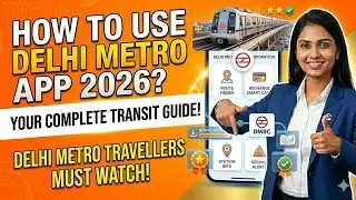 How to Use Delhi Metro App | Momentum 2.0 Delhi Sarthi App Tutorial | DMRC Locker #dmrc #delhimetro