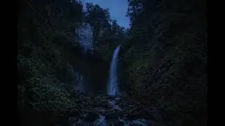 2 Hours of Real Waterfall Sounds for Deep Sleep 🌙 | Relaxing Night Nature Sounds